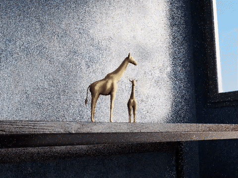 Charming Wooden Giraffe Family Set - Rustic Safari Decor