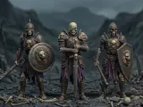 skeleton warrior 3d model-0