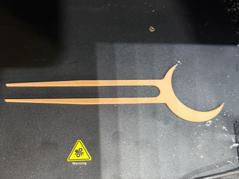 Crescent Hairstick