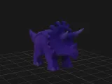 Tiny Triceratops Dinosaur-0