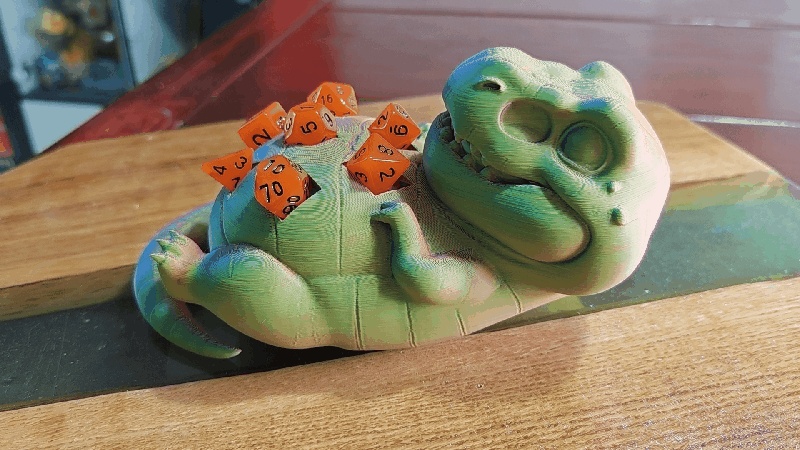 T Rex Dice Holder-0