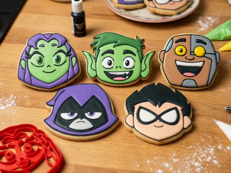 Tăietor de biscuiți Teen Titans