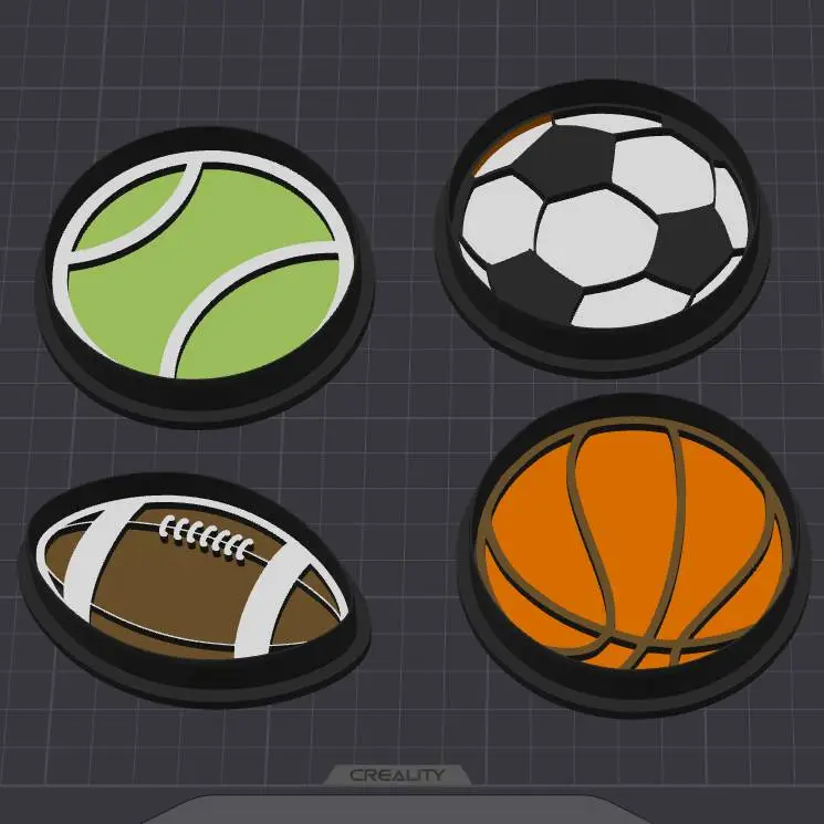 COOKIE CUTTERS - BALLS - BASKET - TENIS - RUGBY - FOOTBALL