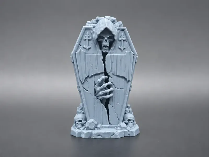 Halloween Coffin Tombstone