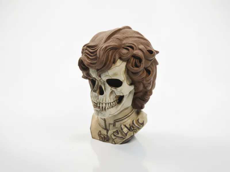 Busto de Tyrion com Meio Crânio para Impressão 3D de Game of Thrones