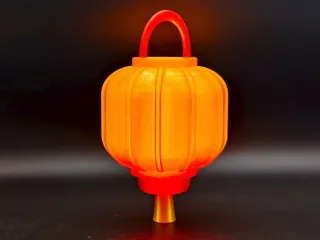 中国传统灯笼，三个部分简单组装，可用蜡烛灯