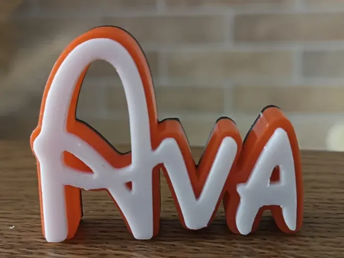 Dekorativer Name Ava Disney