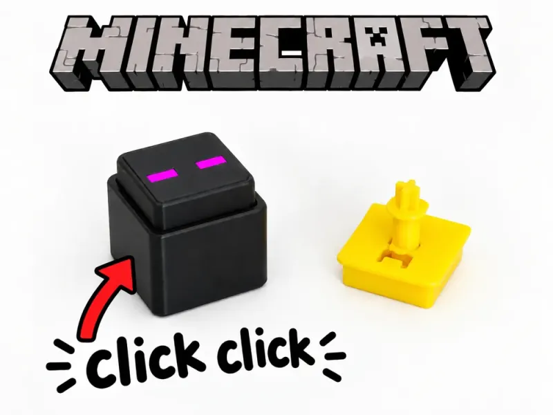 Cliquete Fidget Enderman do Minecraft