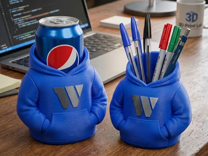 W HOODIE SET - CAN KOOZIE AND PEN HOLDER