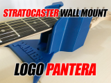 Pantera Stratocaster Guitar Wall Mount-0