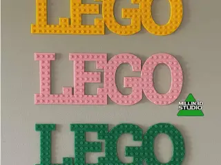 Lego Building Brick Blocks Sign decor