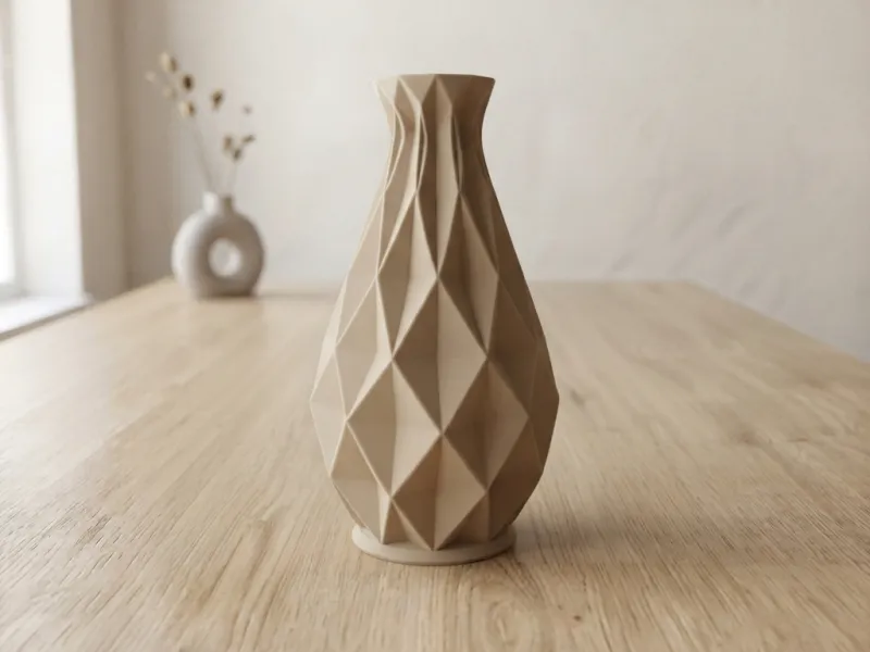 Vaso e Portacandele Geometrico