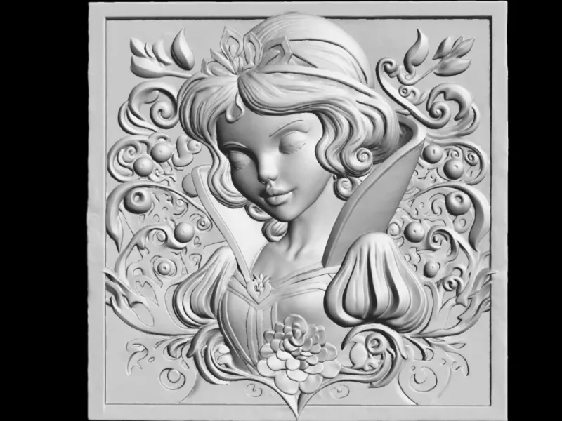 Snow White wall painting