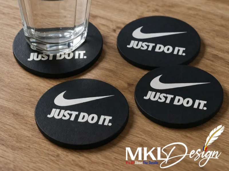 Nike just do it. Coasters set