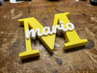Wall Art Mario Nombre_Mario