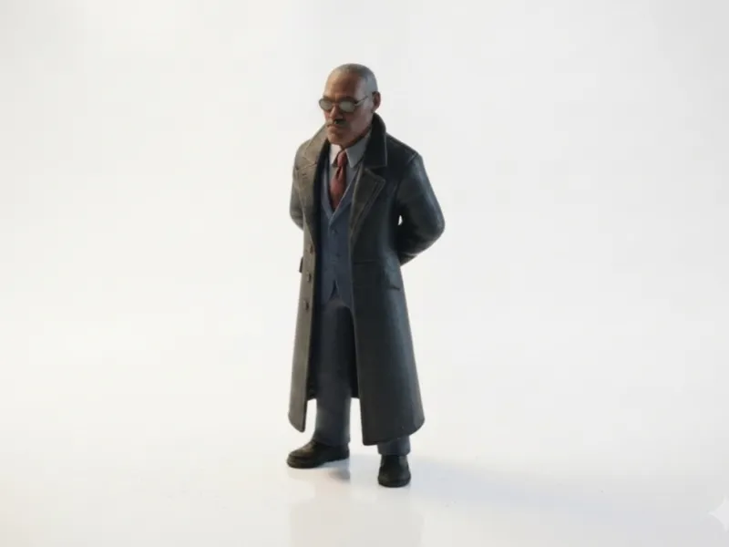 Figurilla de Morfeo de la película Matrix imprimible en 3D