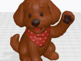 Labradoodle model of my dog, Cherry