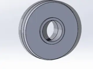 polea multiuso para balero rodamiento 608-2rs