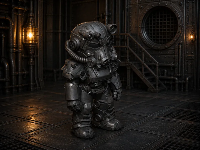 Fallout Power Armor Chibi