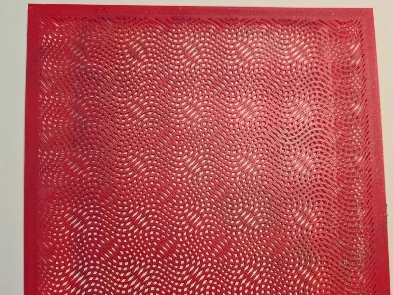 Moiré Interference Crafting Stencil