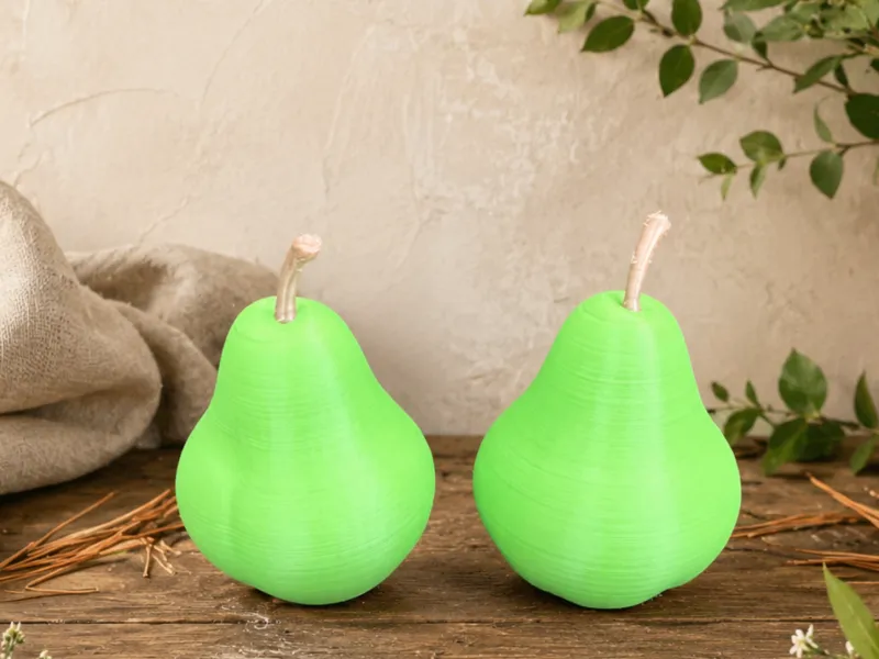 Realistic miniature pear