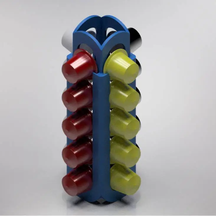 Torre de Almacenamiento para 20 cápsulas de café (Nespresso)