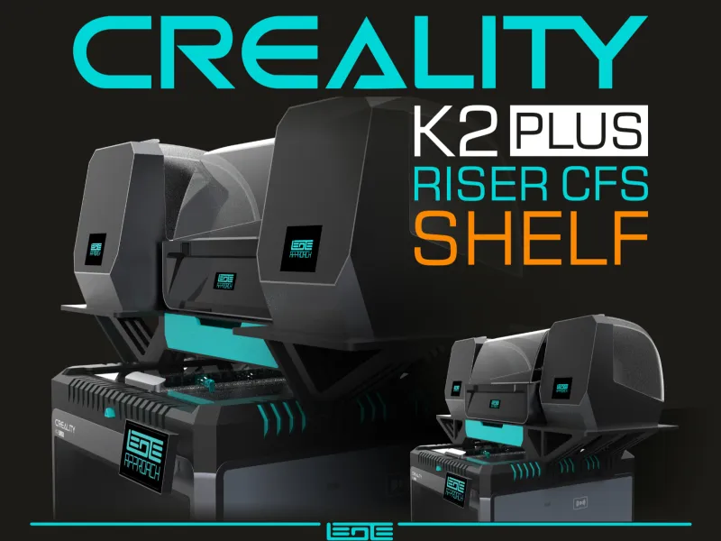 CREALITY K2 PLUS - CFS SIDE SHELF FOR RISER V4