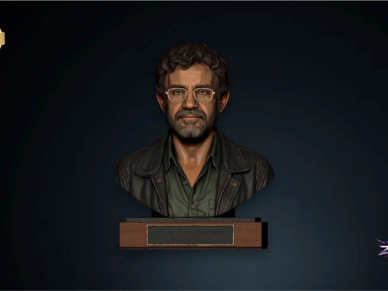 Renato Russo Legião Urbana Bust STL Brazilian Rock Legend 3D
