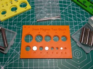 Magnet Size Accuracy Test Block v3