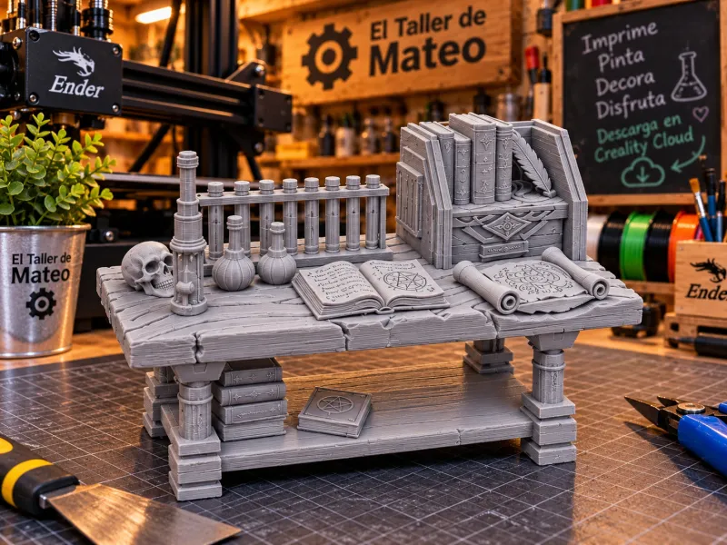 Mesa del Alquimista – Laboratorio de Pociones