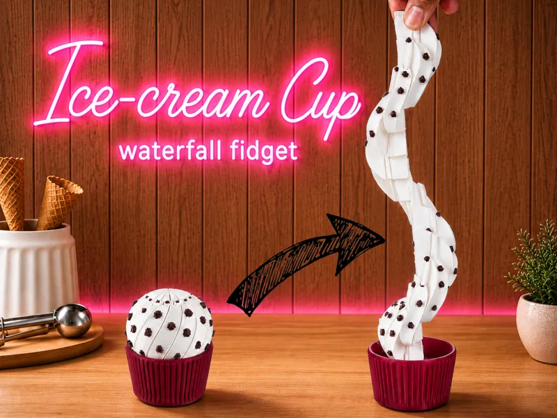Fidget Cascade Gobelet de Glace
