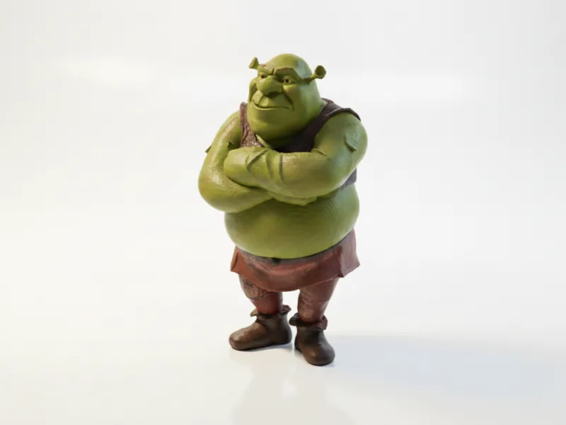 Shrek Figurine Cartoon Animation 3D Printable