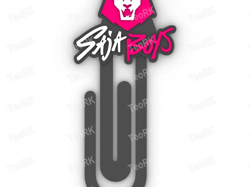 Paperclip SAJA BOYS - KPOP DEMON HUNTERS - bookmark