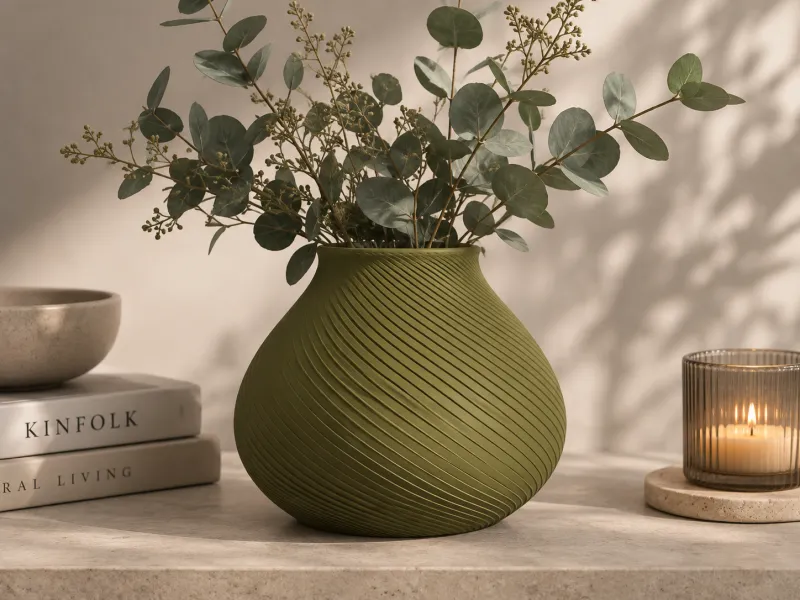Runde Vase
