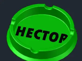 cenicero simple hector