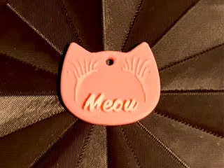S3D Customisable Cat ID Tag – 3D Printable Pet Name Tag