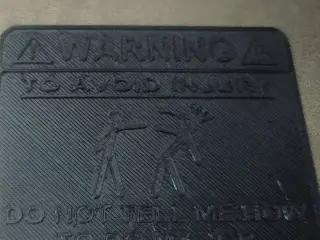 funny warning sign