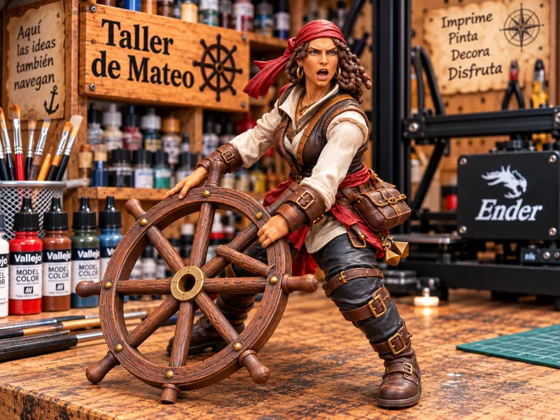 mujer pirata