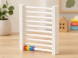 Horizontal Rainbow Abacus – Educational Counting Toy-0