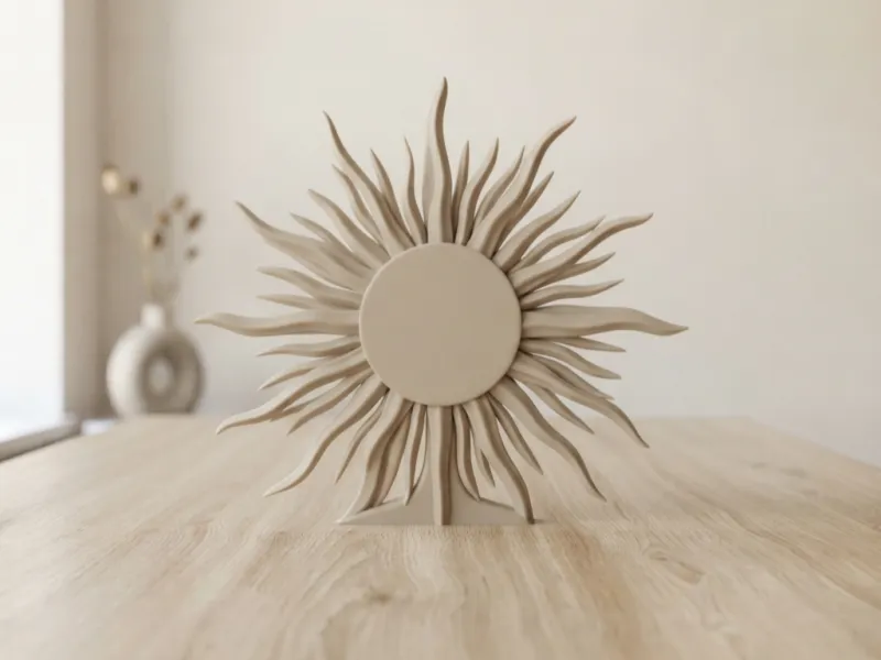 Sunburst Wall Sculpture