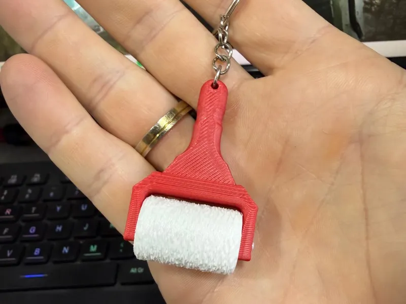 Keychain Mini Paint Roller