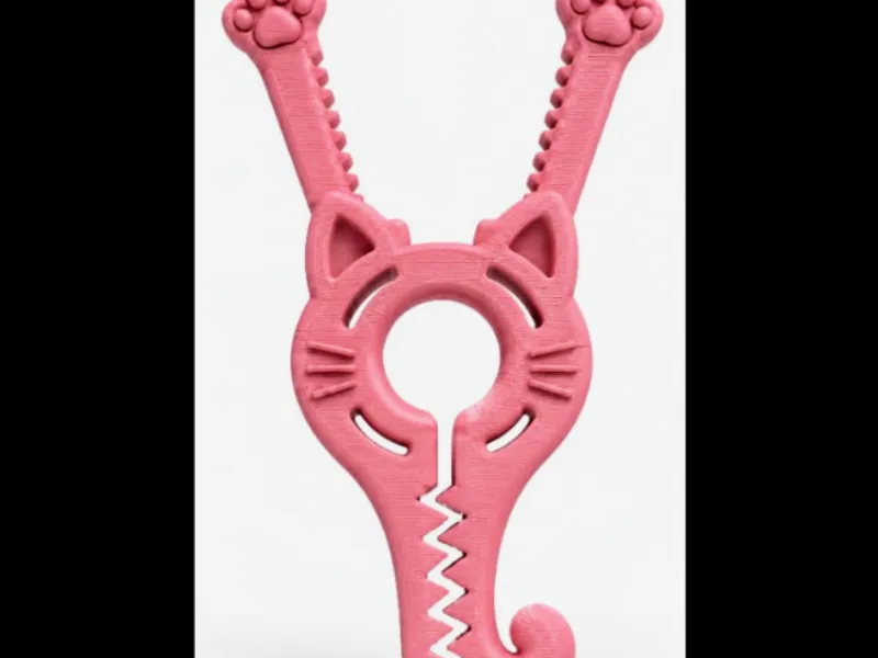 Clip para Bolsas con Diseño de Gatito