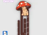 Paperclip mushroom - bookmark-0