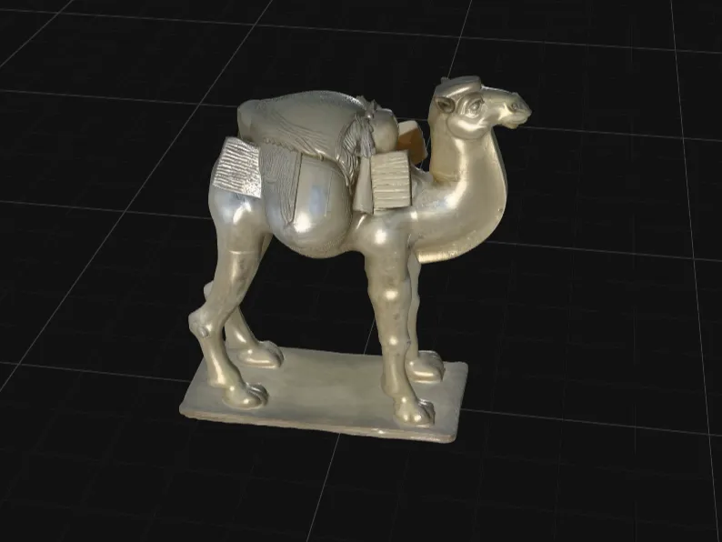 Camel Caravan Figurine – Detailed Camel with Traditional Sad