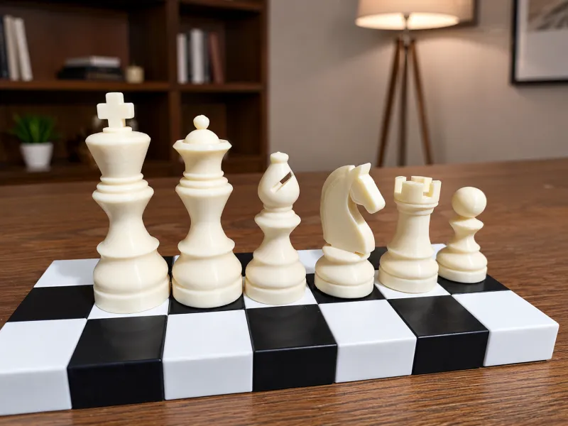 chess set 3d modal