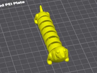 articulated weenie dog