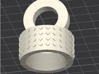 Hot Tub Drain cap with pull tab V2