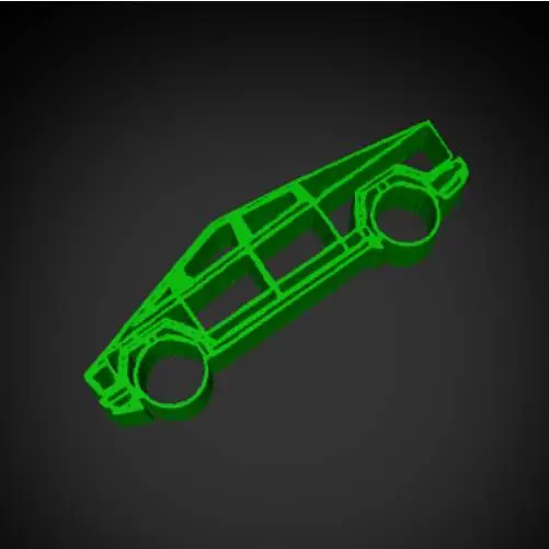 Tesla Cybertruck silhouette wall art