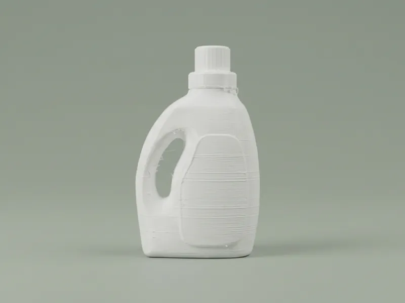 Botella de detergente para lavandería – Modelo 3D para el hogar