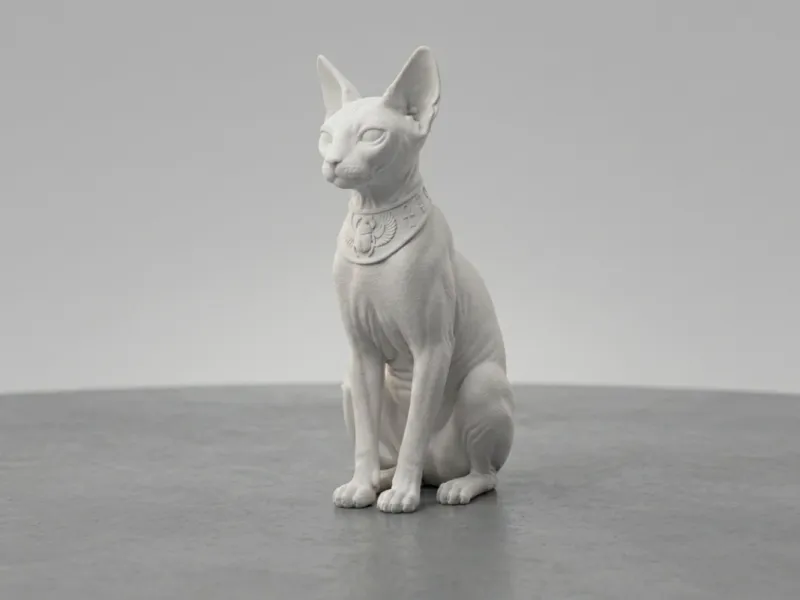 Escultura Gato Egipcio